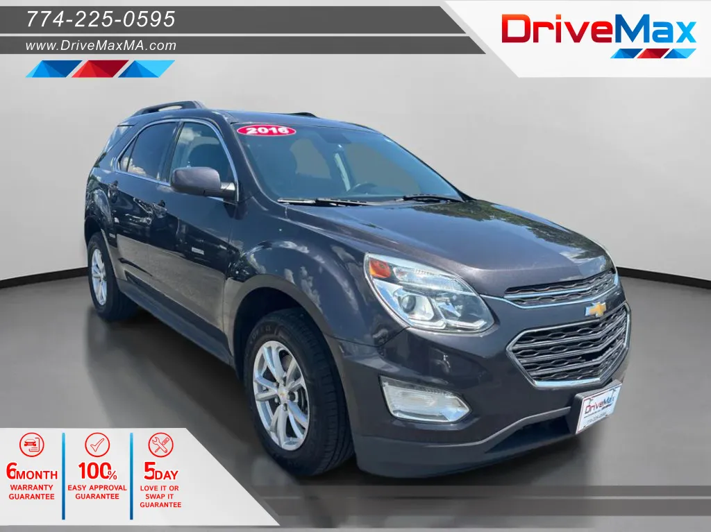 Gray 2016 Chevrolet Equinox LT Sport Utility 4D for sale in West Bridgewater, MA