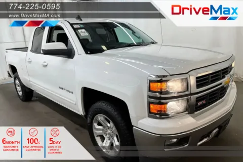 White 2015 Chevrolet Silverado 1500 Double Cab Z71 LT Pickup 4D 6 1/2 ft for sale in West Bridgewater, MA