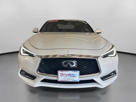 Photos of 2018 INFINITI Q60 Red Sport 400 Coupe 2D for sale in West Bridgewater, MA at DriveMax (Auto Center Sales and Service)
