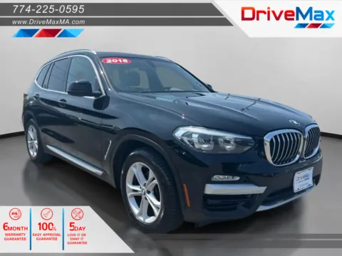 Black 2018 BMW X3 xDrive30i Sport Utility 4D for sale in West Bridgewater, MA