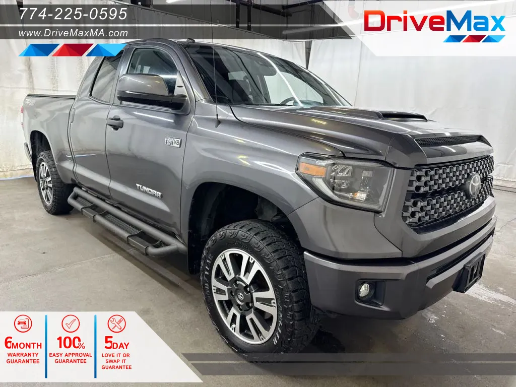 Gray 2019 Toyota Tundra Double Cab SR5 Pickup 4D 6 1/2 ft for sale in West Bridgewater, MA