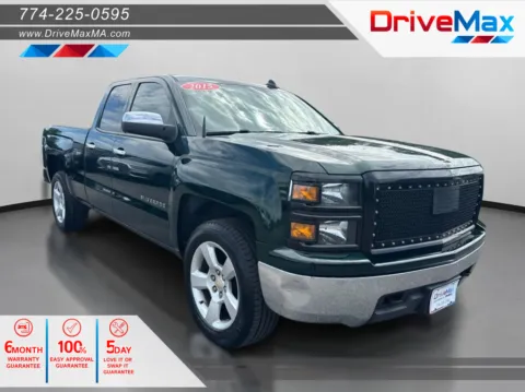 Blue 2015 Chevrolet Silverado 1500 Double Cab LS Pickup 4D 6 1/2 ft for sale in West Bridgewater, MA