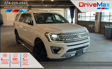 White 2018 Ford Expedition Platinum Sport Utility 4D for sale in West Bridgewater, MA