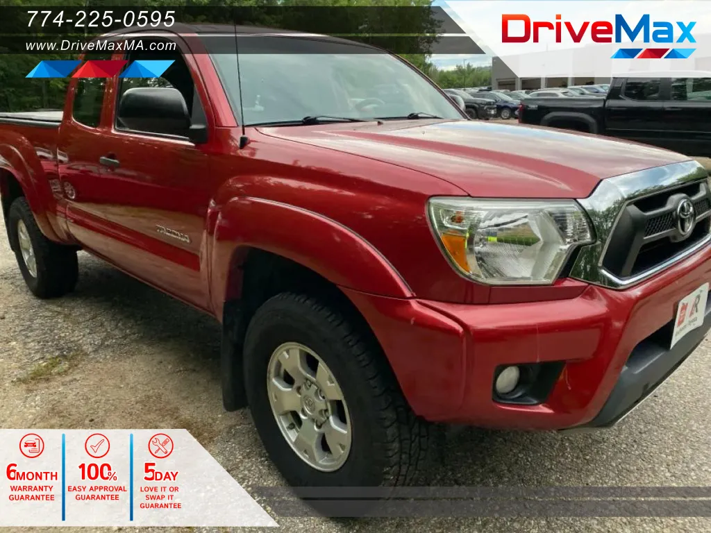 Red 2014 Toyota Tacoma Access Cab Pickup 4D 6 ft for sale in West Bridgewater, MA
