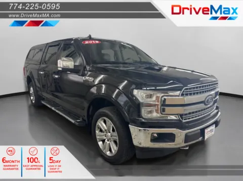 Black 2018 Ford F-150 SuperCrew Cab Lariat Pickup 4D 6 1/2 ft for sale in West Bridgewater, MA
