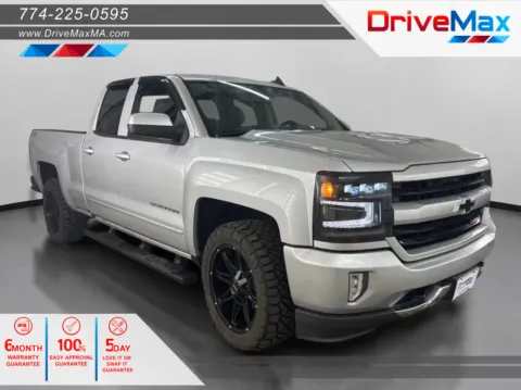 Gray 2017 Chevrolet Silverado 1500 Double Cab Z71 LT Pickup 4D 6 1/2 ft for sale in West Bridgewater, MA