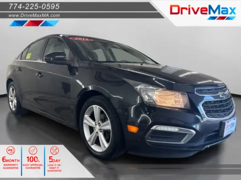Black 2015 Chevrolet Cruze 2LT Sedan 4D for sale in West Bridgewater, MA