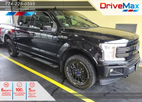 Black 2019 Ford F-150 SuperCrew Cab Lariat Pickup 4D 5 1/2 ft for sale in West Bridgewater, MA