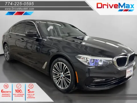 Black 2018 BMW 5 Series 540i xDrive Sedan 4D for sale in West Bridgewater, MA