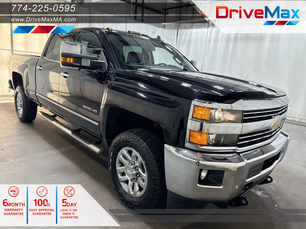 Black 2016 Chevrolet Silverado 2500 HD Crew Cab LTZ Pickup 4D 6 1/2 ft for sale in West Bridgewater, MA