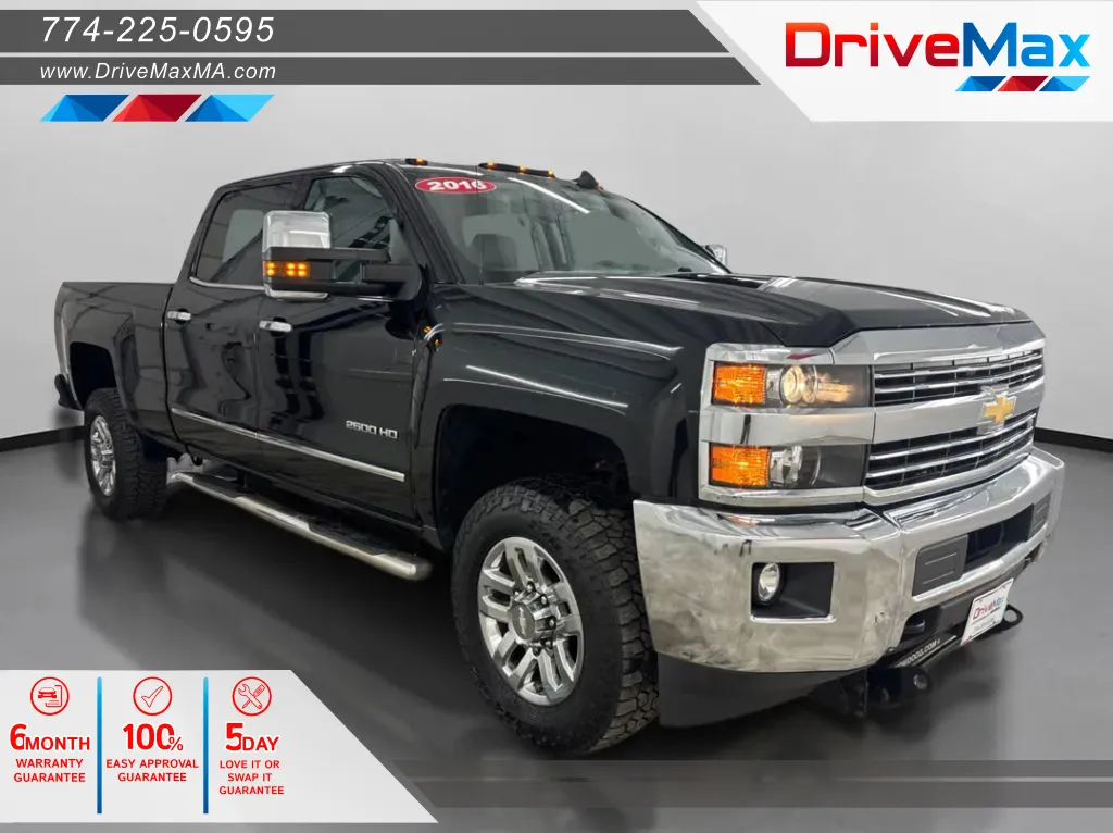 Black 2016 Chevrolet Silverado 2500 HD Crew Cab LTZ Pickup 4D 6 1/2 ft for sale in West Bridgewater, MA