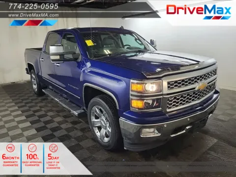 Blue 2014 Chevrolet Silverado 1500 Crew Cab LTZ Pickup 4D 5 3/4 ft for sale in West Bridgewater, MA