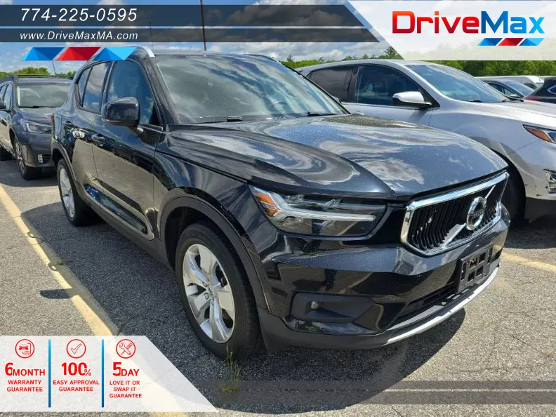 Black 2021 Volvo XC40 T5 Momentum Sport Utility 4D for sale in West Bridgewater, MA