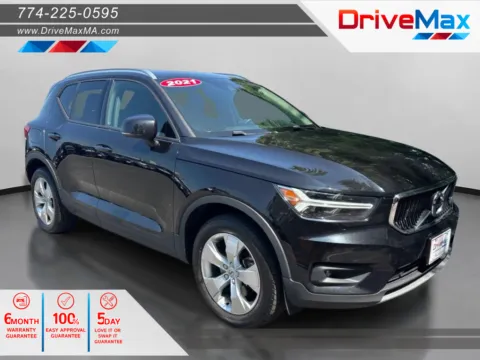 Black 2021 Volvo XC40 T5 Momentum Sport Utility 4D for sale in West Bridgewater, MA