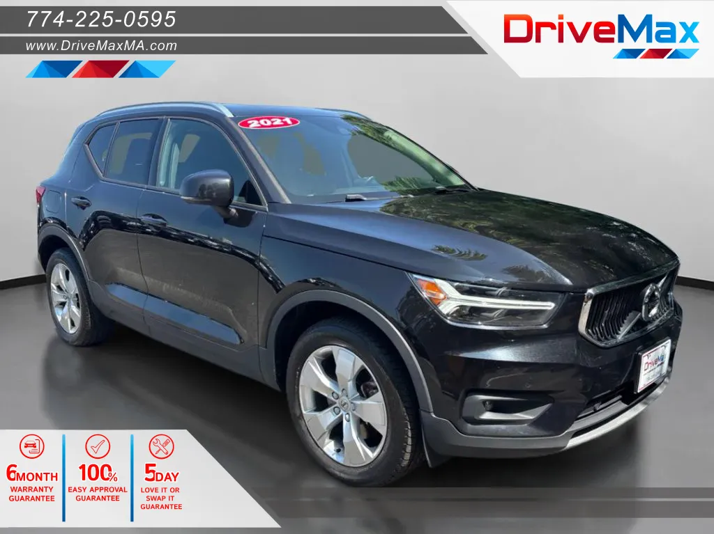 Black 2021 Volvo XC40 T5 Momentum Sport Utility 4D for sale in West Bridgewater, MA