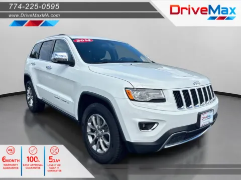 White 2014 Jeep Grand Cherokee Limited Sport Utility 4D for sale in West Bridgewater, MA