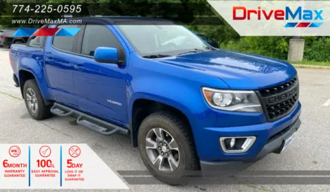 Blue 2020 Chevrolet Colorado Crew Cab Z71 Pickup 4D 5 ft for sale in West Bridgewater, MA