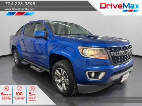 Blue 2020 Chevrolet Colorado Crew Cab Z71 Pickup 4D 5 ft for sale in West Bridgewater, MA