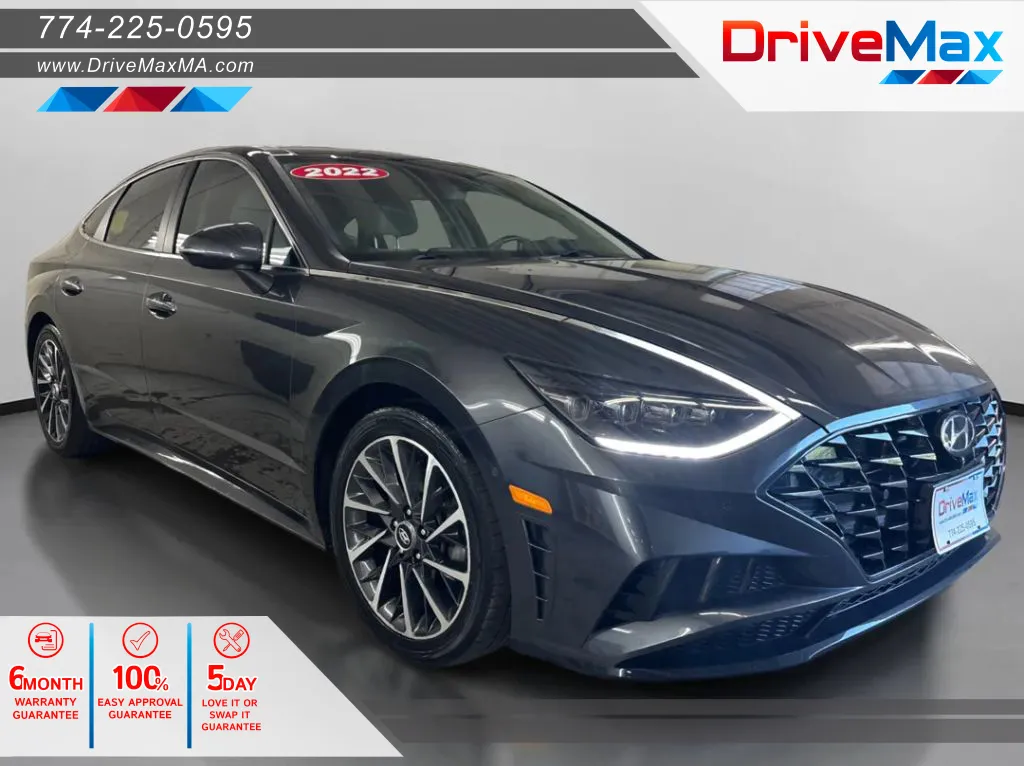 Gray 2022 Hyundai Sonata Limited Sedan 4D for sale in West Bridgewater, MA