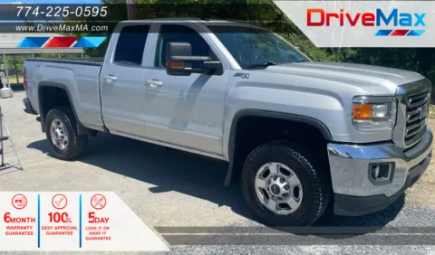 Gray 2017 GMC Sierra 2500 HD Double Cab SLE Pickup 4D 6 1/2 ft for sale in West Bridgewater, MA