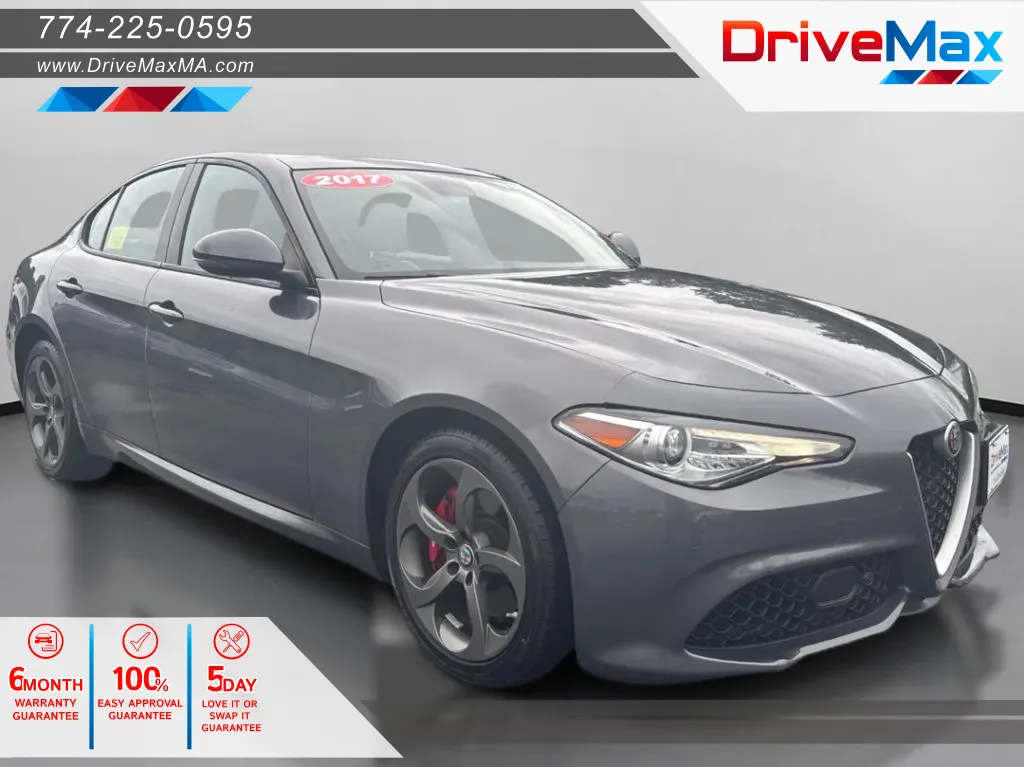 Gray 2017 Alfa Romeo Giulia Sedan 4D for sale in West Bridgewater, MA