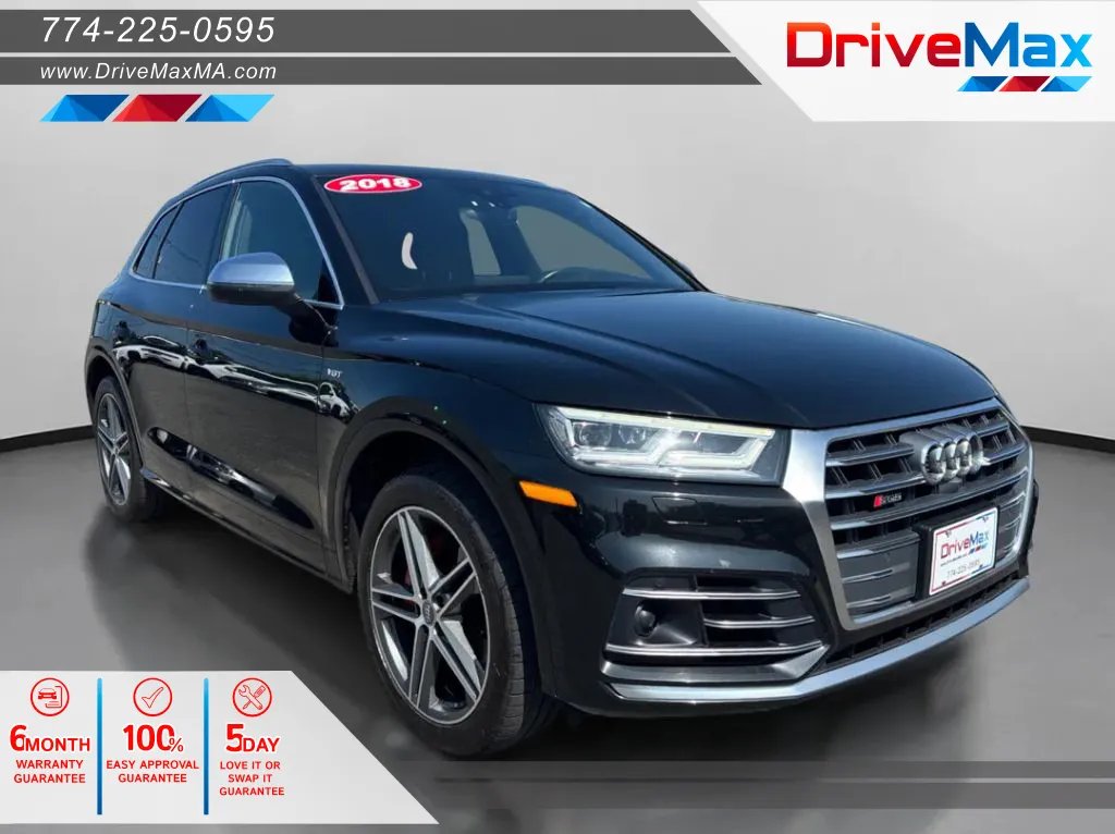 Black 2018 Audi SQ5 Prestige Sport Utility 4D for sale in West Bridgewater, MA