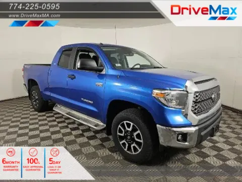 Blue 2018 Toyota Tundra Double Cab SR5 Pickup 4D 6 1/2 ft for sale in West Bridgewater, MA