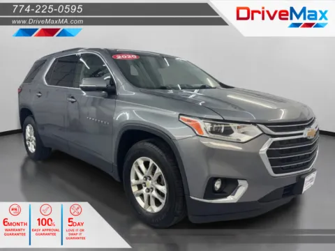 Silver 2020 Chevrolet Traverse LT Sport Utility 4D for sale in West Bridgewater, MA