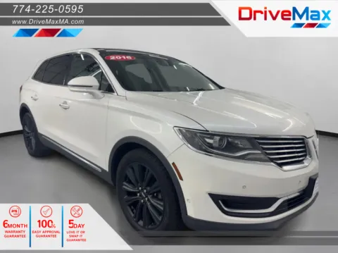 White 2016 Lincoln MKX Reserve Sport Utility 4D for sale in West Bridgewater, MA