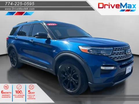 Blue 2021 Ford Explorer Limited Sport Utility 4D for sale in West Bridgewater, MA