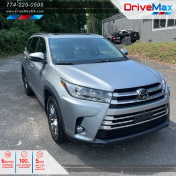 Silver 2017 Toyota Highlander Limited Sport Utility 4D for sale in West Bridgewater, MA