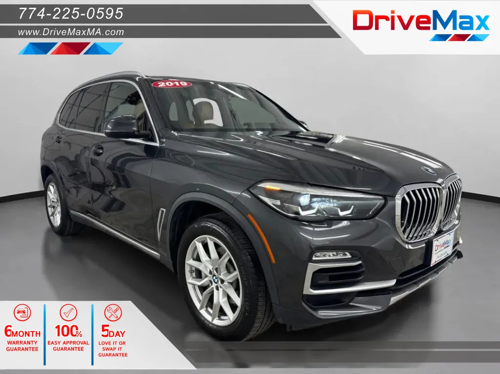 Gray 2019 BMW X5 xDrive40i Sport Utility 4D for sale in West Bridgewater, MA