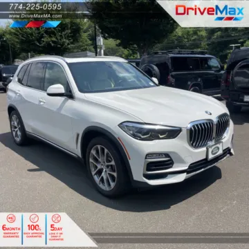 White 2019 BMW X5 xDrive40i Sport Utility 4D for sale in West Bridgewater, MA