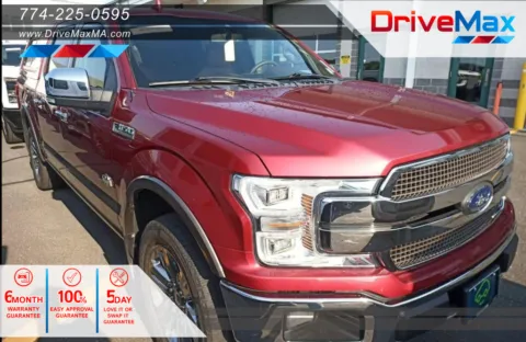 Red 2018 Ford F-150 SuperCrew Cab King Ranch Pickup 4D 5 1/2 ft for sale in West Bridgewater, MA