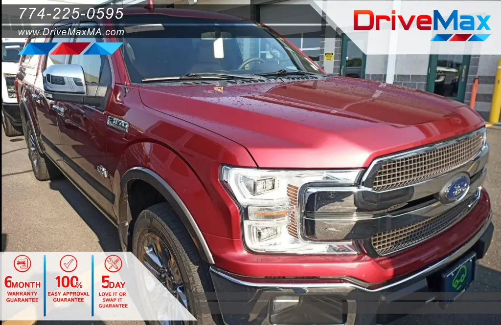 Red 2018 Ford F-150 SuperCrew Cab King Ranch Pickup 4D 5 1/2 ft for sale in West Bridgewater, MA