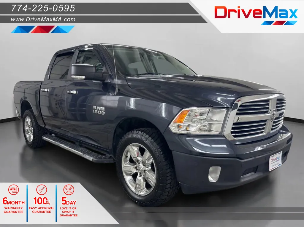 Black 2018 Ram 1500 Crew Cab Big Horn Pickup 4D 5 1/2 ft for sale in West Bridgewater, MA