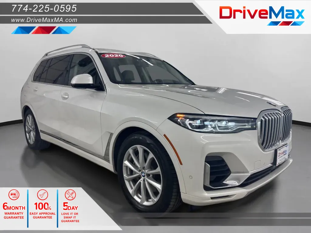 White 2020 BMW X7 xDrive40i Sport Utility 4D for sale in West Bridgewater, MA