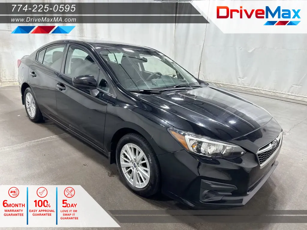 Black 2017 Subaru Impreza 2.0i Premium Sedan 4D for sale in West Bridgewater, MA