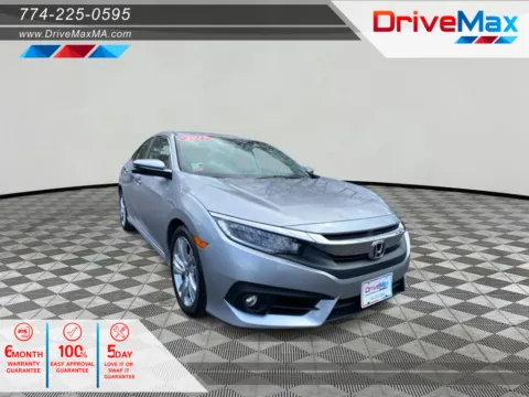 Silver 2017 Honda Civic Touring Sedan 4D for sale in West Bridgewater, MA