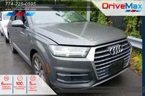 Gray 2019 Audi Q7 45 TFSI SE Premium Plus Sport Utility 4D for sale in West Bridgewater, MA