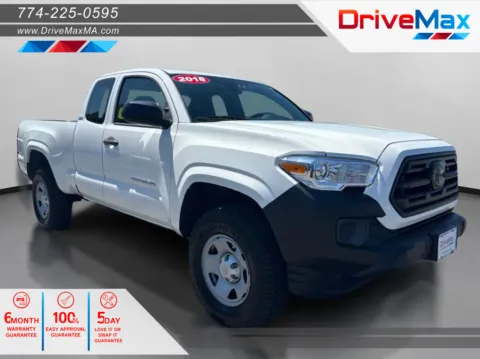 White 2018 Toyota Tacoma Access Cab SR Pickup 4D 6 ft for sale in West Bridgewater, MA