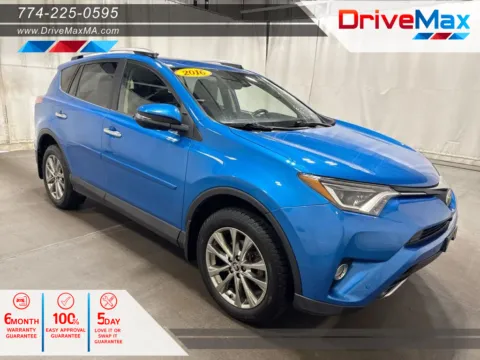 Blue 2016 Toyota RAV4 Limited Sport Utility 4D for sale in West Bridgewater, MA