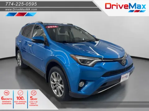 Blue 2016 Toyota RAV4 Limited Sport Utility 4D for sale in West Bridgewater, MA
