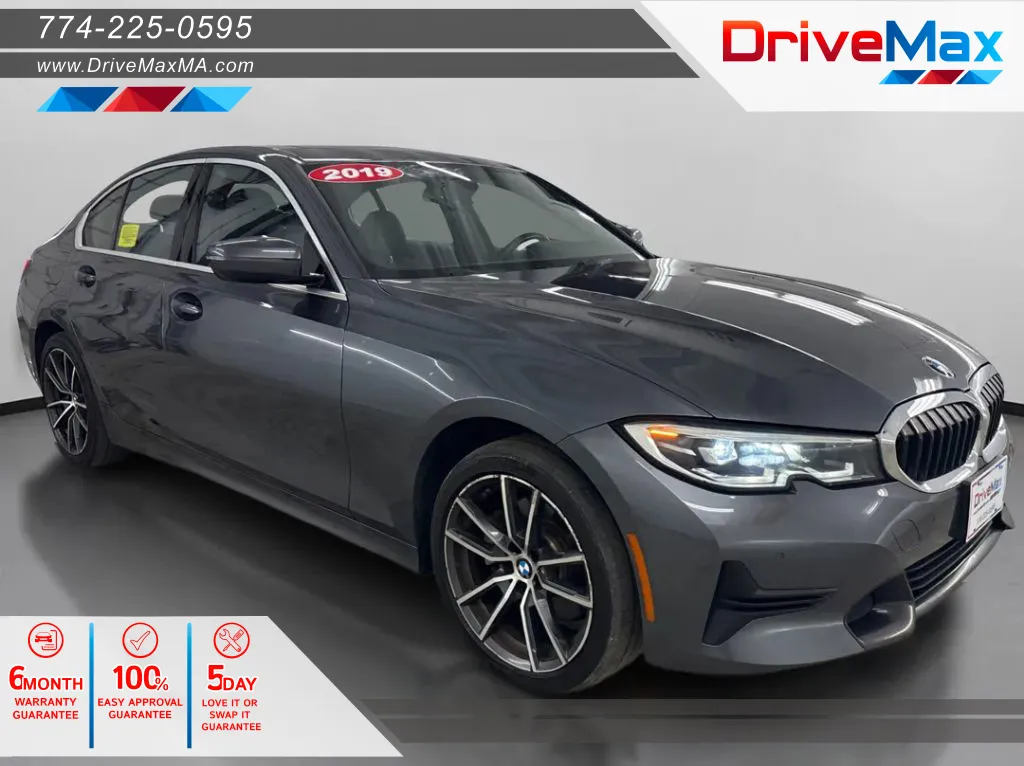 Gray 2019 BMW 3 Series 330i xDrive Sedan 4D for sale in West Bridgewater, MA