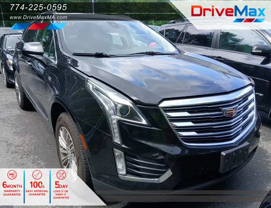 Black 2017 Cadillac XT5 Luxury Sport Utility 4D for sale in West Bridgewater, MA
