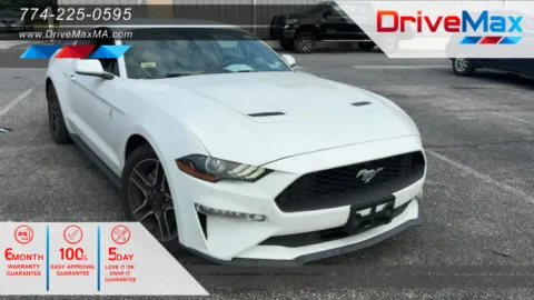 White 2021 Ford Mustang EcoBoost Premium Coupe 2D for sale in West Bridgewater, MA