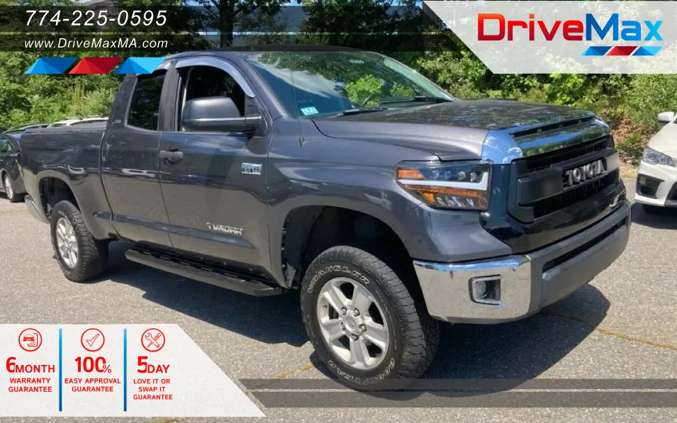 Gray 2019 Toyota Tundra Double Cab SR5 Pickup 4D 6 1/2 ft for sale in West Bridgewater, MA