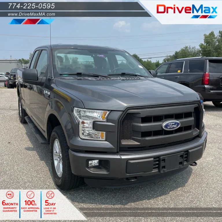 Gray 2016 Ford F-150 Super Cab XL Pickup 4D 6 1/2 ft for sale in West Bridgewater, MA