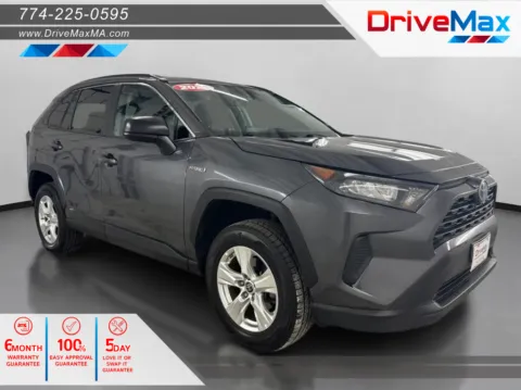 Gray 2021 Toyota RAV4 Hybrid LE Sport Utility 4D for sale in West Bridgewater, MA