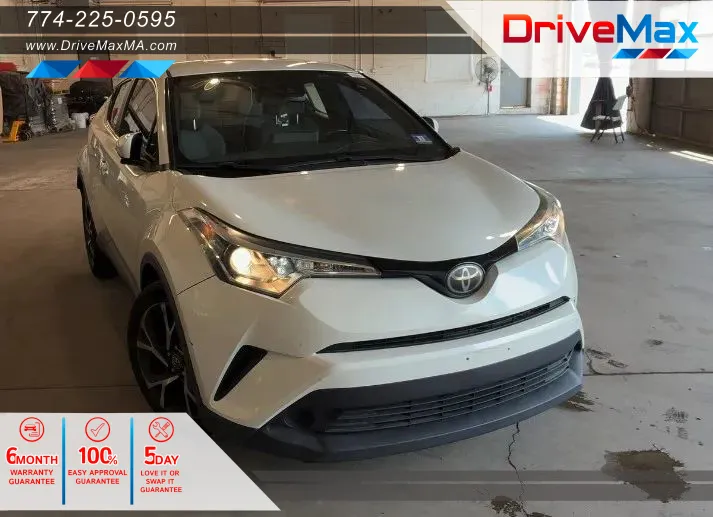 White 2019 Toyota C-HR XLE Sport Utility 4D for sale in West Bridgewater, MA